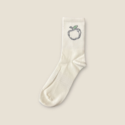 AYE!plus Apple Logo Socks